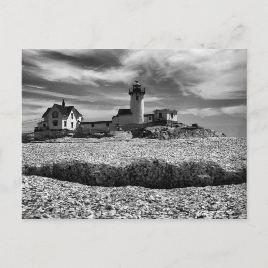 Eastern Point Lighthouse-Postkarte Postkarte (Vorderseite)