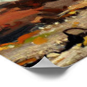 Eastern Point, schöne Kunst von Winslow Homer Poster (Ecke)