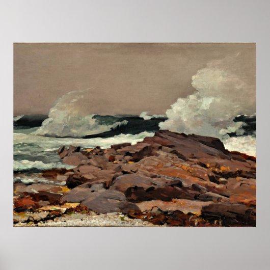 Eastern Point, schöne Kunst von Winslow Homer Poster (Vorne)