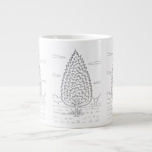 Eastern Red Cedar - Juniperus virginiana - Ureinwo Jumbo-Tasse