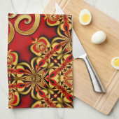 Eastern Red Gold OM Kitchen Teetuch Geschirrtuch (Viertel Falte)