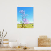 Eastern Redbud steht neben Eastern Redcedar Poster (Küche)