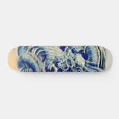 Eastern Samurai Wave Dragon Custom Pro Board Skateboard (Horizontal)