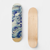 Eastern Samurai Wave Dragon Custom Pro Board Skateboard (Vorderseite)