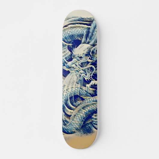 Eastern Samurai Wave Dragon Custom Pro Board Skateboard (Vorne)