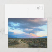 Eastern Sierra Landscape - Owens Valley Postkarte (Vorne/Hinten)