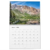 Eastern Sierra, Mammoth Seen, CA Kalender (Mär 2026)