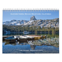 Eastern Sierra, Mammoth Seen, CA Kalender