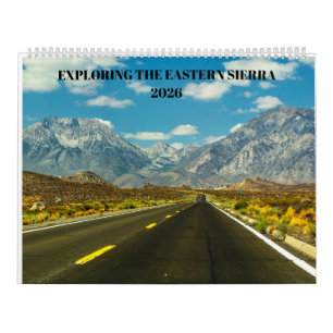 Eastern Sierra Scenic Highway 2026 Kalender Fotos
