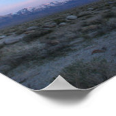 Eastern Sierra Sunrise Art Print Poster (Ecke)