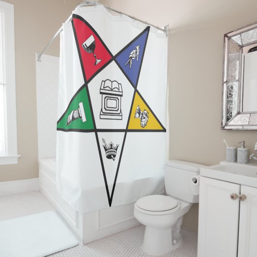 Eastern Star Duschvorhang (Beispiel)