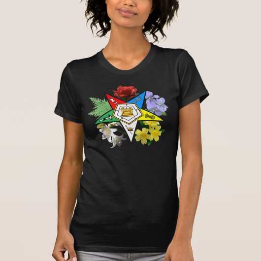 Eastern Star Floral T - Shirt (Vorderseite)