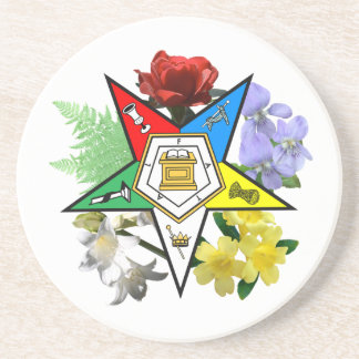 Eastern Star Floral Untersetzer