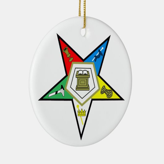 Eastern Star Keramik Ornament (Rechts)