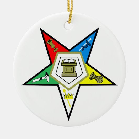 Eastern Star Keramik Ornament (Vorne)