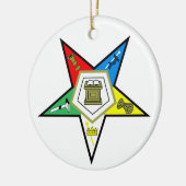 Eastern Star Keramik Ornament (Links)