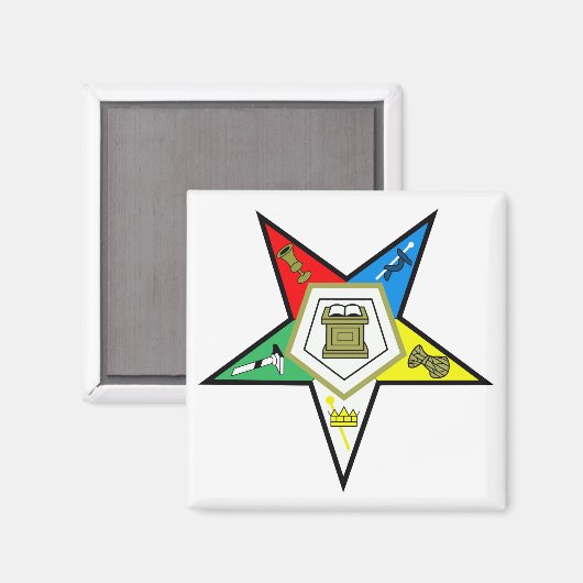 Eastern Star Magnet (Vorderseite/Rückseite)