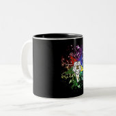 Eastern Star Zweifarbige Tasse (Vorderseite Links)