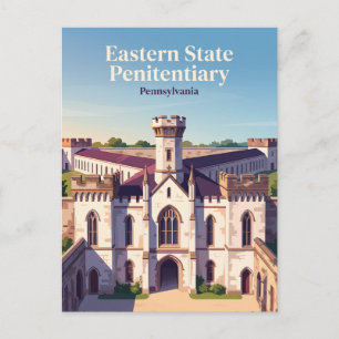 Eastern State Penitentiary Pennsylvania Postkarte