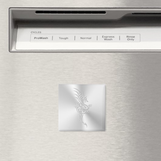 Eastern-style Dragon, Embossed-effect Magnet (In Situ (Geschirrspüler))