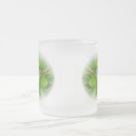 Eastern Tails Blue Butterfly Mattglastasse (Mittel)