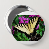 Eastern Tiger Frack Butterfly #1 Button (Vorne & Hinten)
