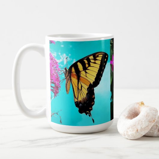 Eastern Tiger Frack Butterfly #2 Kaffeetasse (Mit Donut)