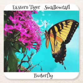 Eastern Tiger Frack Butterfly #2 Rechteckiger Pappuntersetzer