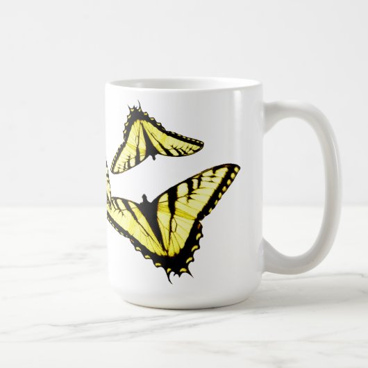 Eastern Tiger Frack Butterfly Foto Kaffeetasse (Rechts)