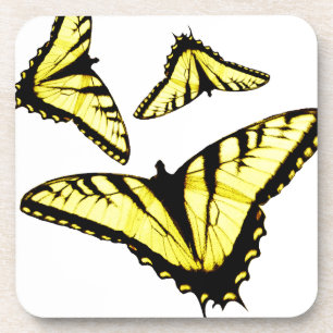 Eastern Tiger Frack Butterfly Foto Untersetzer