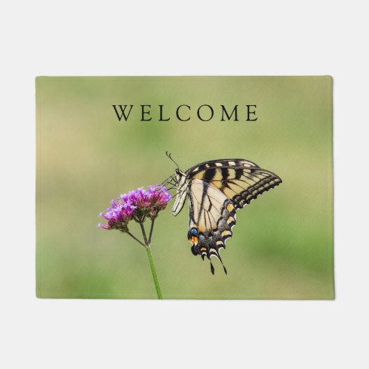 Eastern Tiger Frack Butterfly Fußmatte (Vorderseite)