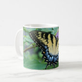 Eastern Tiger Frack Butterfly Kaffeetasse (Vorderseite Links)