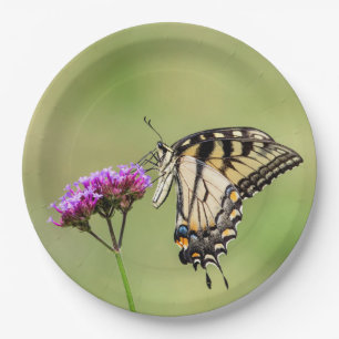 Eastern Tiger Frack Butterfly Pappteller