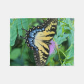 Eastern Tiger Swallowtail Butterfly Fleecedecke (Vorderseite (Horizontal))