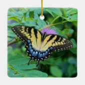 Eastern Tiger Swallowtail Butterfly Keramikornament (Rückseite)