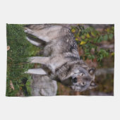 Eastern Timber Wolf Geschirrtuch (Horizontal)