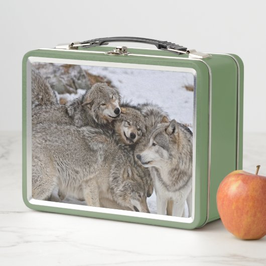 Eastern Timber Wolf Metall Brotdose (Beispiel)