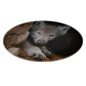 Eastern Timber Wolf Schneidebrett (Ecke)