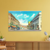 Eastern View von Centre Street Pocatello, ID Leinwanddruck (Insitu (Wohnzimmer))