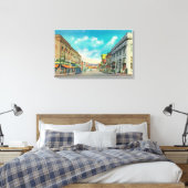 Eastern View von Centre Street Pocatello, ID Leinwanddruck (Insitu (Schlafzimmer))