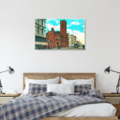 Eastern View von K St. Blick auf Post Leinwanddruck (Insitu (Schlafzimmer))