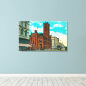 Eastern View von K St. Blick auf Post Leinwanddruck (Insitu (Holzboden))