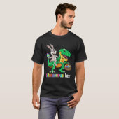 Eastersaurus Rex Trex Easter Bunny Dino Boys Kids T-Shirt (Vorne ganz)