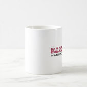 Eastham MA - Buchstaben Kaffeetasse (Mittel)