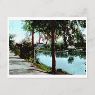 Eastlake Park, Los Angeles, CA Vintag Postkarte