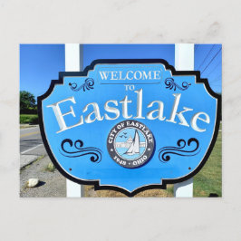 Eastlake sign, Cleveland area Postkarte
