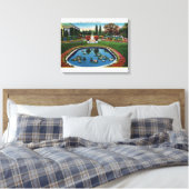 Eastman House Gardens Lido Leinwanddruck (Insitu (Schlafzimmer))