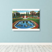 Eastman House Gardens Lido Leinwanddruck (Insitu (Holzboden))
