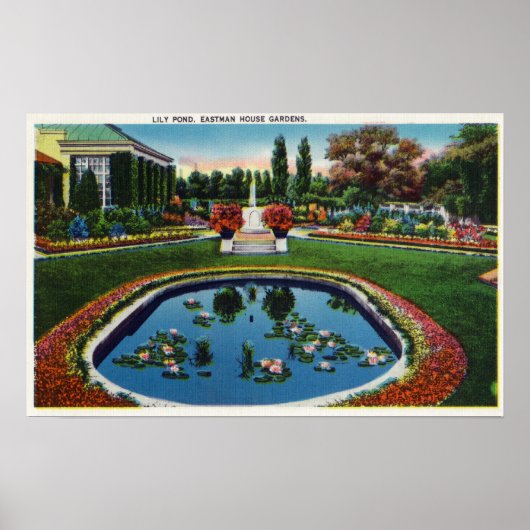 Eastman House Gardens Lido Poster (Vorne)
