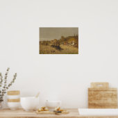 Eastman Johnson - Husking Bee, Insel Nantucket Poster (Küche)